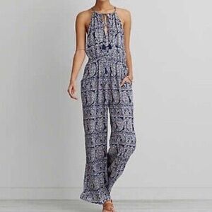 American Eagle Paisley Jump Suit